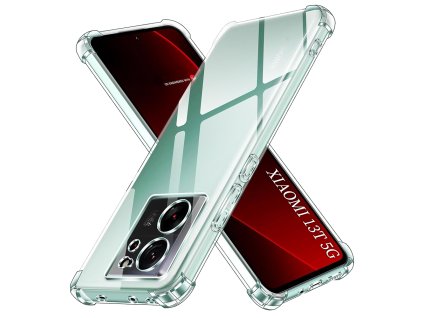 Techsuit Shockproof Clear Silicone puzdro pre Xiaomi 13T / 13T Pro – priehľadné