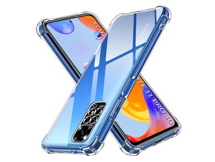Techsuit Shockproof Clear Silicone puzdro pre Xiaomi Redmi Note 11 Pro 4G / Note 11 Pro 5G / Note 12 Pro 4G – priehľadné