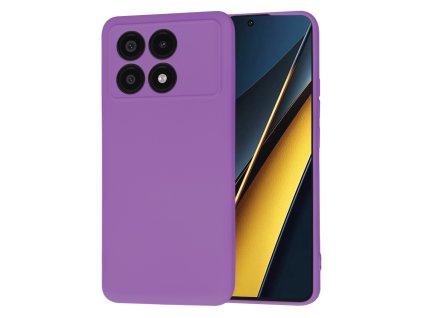 Techsuit SoftFlex puzdro pre Xiaomi Poco X6 Pro – fialové