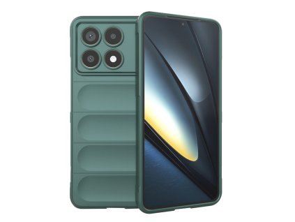 Techsuit Magic Shield puzdro pre Xiaomi Poco F6 Pro – zelené