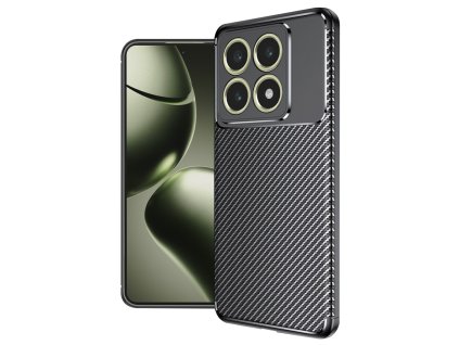 Techsuit CarbonFiber puzdro pre Xiaomi 14T – čierne