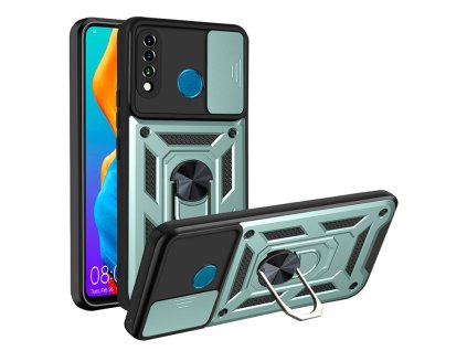 Techsuit CamShield Series puzdro pre Huawei P30 Lite / P30 Lite New Edition – zelené