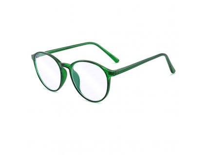 Techsuit Okuliare proti modrému svetlu Reflex TR90 (F8551-C8) - okrúhle - zelené