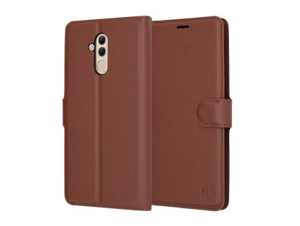 Techsuit Leather Folio puzdro pre Huawei Mate 20 Lite – hnedé