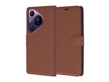 Techsuit Leather Folio puzdro pre Huawei Pura 70 Pro – hnedé