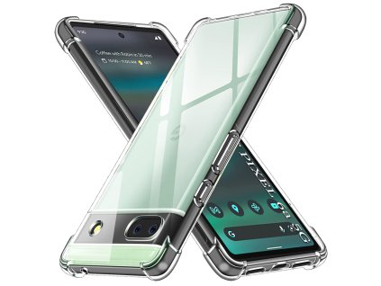 Techsuit Shockproof Clear Silicone puzdro pre Google Pixel 6a – priehľadné