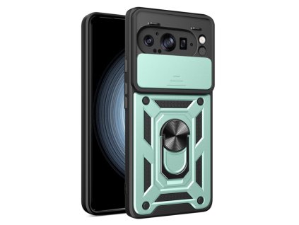 Techsuit CamShield Series puzdro pre Google Pixel 9 Pro XL – zelené