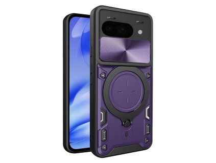 Techsuit CamGuard Pro puzdro pre Google Pixel 9a – fialové