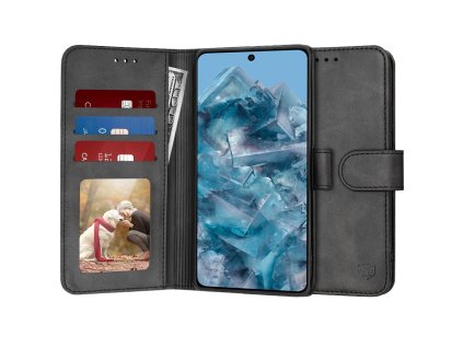 Techsuit Diary Book puzdro pre Google Pixel 8 Pro – čierne