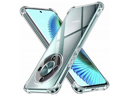 Techsuit Shockproof Clear Silicone puzdro pre Honor Magic6 Lite – priehľadné