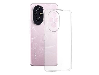 Techsuit Clear Silicone puzdro pre Honor 200 – priehľadné