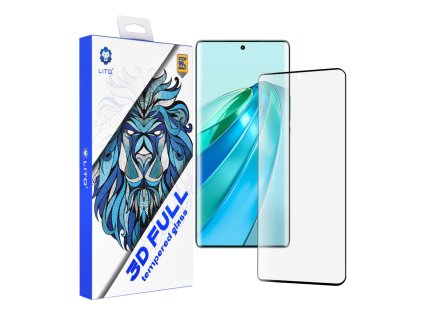 Lito 3D Full Cover tvrdené sklo pre Honor X9a – čierne