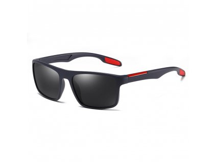 Techsuit Slnečné okuliare polarizačné TR90 (MM101) - UV ochrana - matná modrá / červená