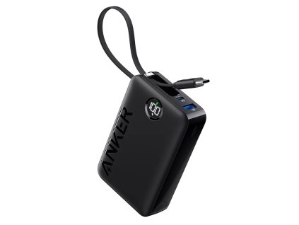 Anker power banka PowerCore 335 A1647G11 – 20 000 mAh, 22,5 W, USB-C, 2× USB-A, USB-C kábel, čierna