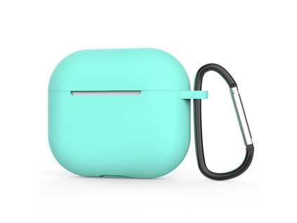 Techsuit Silicone puzdro pre AirPods 4 – ultratenké, hladké – tyrkysové