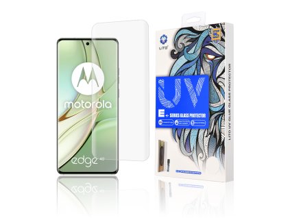 Lito 3D UV Glass ochranné sklo pre Motorola Edge 40 / Edge 40 Neo / Edge (2023) – priehľadné