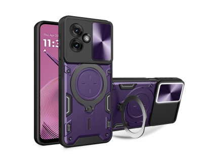 Techsuit CamGuard Pro puzdro pre Motorola Moto G55 - Fialové