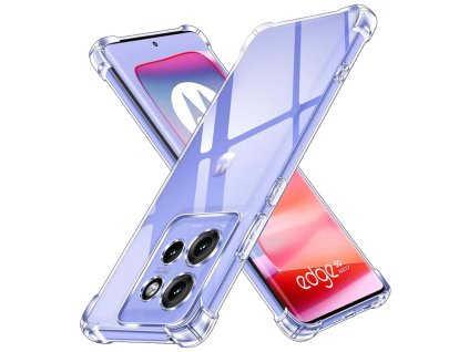 Techsuit odolné priehľadné silikónové puzdro na Motorola Edge 50 Neo / Motorola ThinkPhone 25 – priehľadné