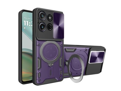 Techsuit CamGuard Pro puzdro pre Motorola Moto G75 - Fialové