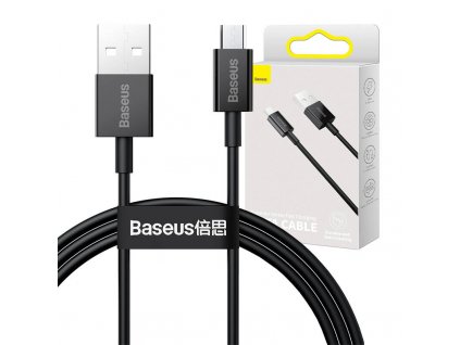 Baseus Kábel Superior Series USB na micro USB, 2A, 1m (čierny)
