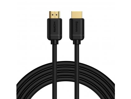 Baseus 2x Kábel HDMI 2.0 4K 60Hz, 3D, HDR, 18 Gb/s, 3 m (čierny)