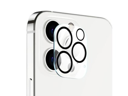 Lito – S+ ochranné sklo na kameru – iPhone 14 Pro / iPhone 14 Pro Max – čierne/priehľadné