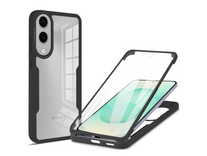 Techsuit – ColorVerse 360 Series ochranné sklo + puzdro na Samsung Galaxy S25 Edge – čierny