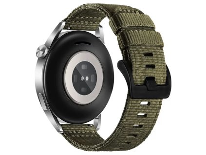 Techsuit – Watchband 20 mm (W070) remienok pre Samsung Galaxy Watch 4/5/Active 2, Huawei Watch GT 3 (42 mm)/GT 3 Pro (43 mm) – maskáčovo zelený