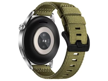 Techsuit – Watchband 22 mm (W070) remienok pre Samsung Galaxy Watch (46 mm)/Watch 3/Gear S3, Huawei Watch GT/GT 2/GT 3 (46 mm) – zelená rosa
