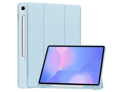 Techsuit – Flex Trifold puzdro s držiakom pera pre Samsung Galaxy Tab S10 FE Plus – nebesky modré