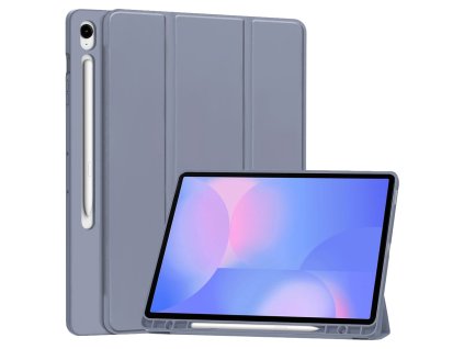 Techsuit – Flex Trifold puzdro s držiakom pera pre Samsung Galaxy Tab S10 FE Plus – fialové