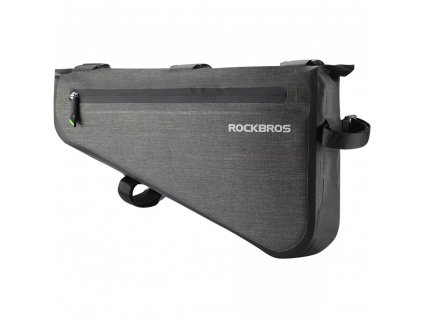 RockBros Úložná taška (AS-017-1) - pre predný rám, odolná voči vode, so systémom Easy Mount, 40x23x6cm, 8l - čierna