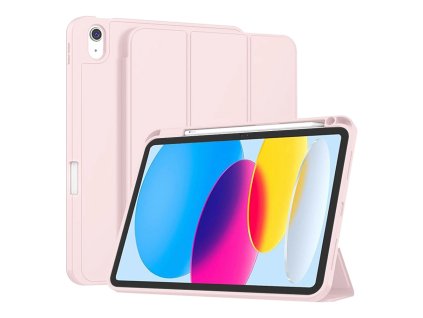 Techsuit – Flex Trifold puzdro s držiakom pera pre iPad 10 (2022) 10.9 / 11 (2025) – ružové