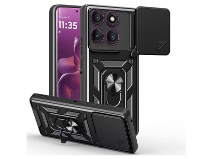 Techsuit - CamShield Series ochranný kryt na Motorola Edge 60 Pro - čierny