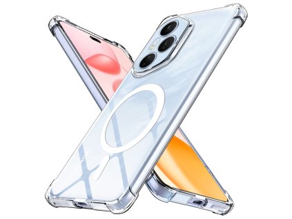 Techsuit - Shockproof Clear Silicone MagSafe kryt na Honor 400 Pro - priehľadný