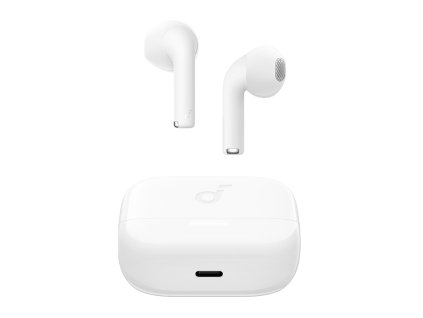 Anker - Bezdrôtové slúchadlá SoundCore K20i, Bluetooth 5.3, duálny mikrofón, potlačenie hluku, IPX5 - biele