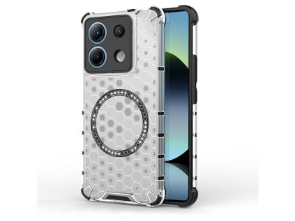 Techsuit - HoneyComb Shield MagSafe kryt na Xiaomi Redmi Note 14S - biely