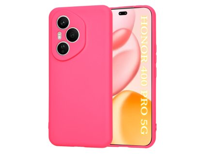 Techsuit - SoftFlex kryt na Honor 400 Pro - sýto ružový