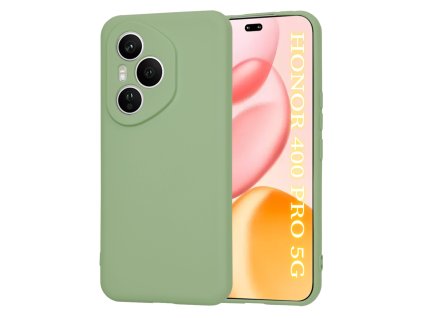 Techsuit - SoftFlex kryt na Honor 400 Pro - mätovo zelený