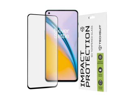 Techsuit – 111D Full Cover tvrdené sklo s celoplošným lepením na OnePlus Nord CE 5G / Nord 2 5G / Nord 2T – čierne