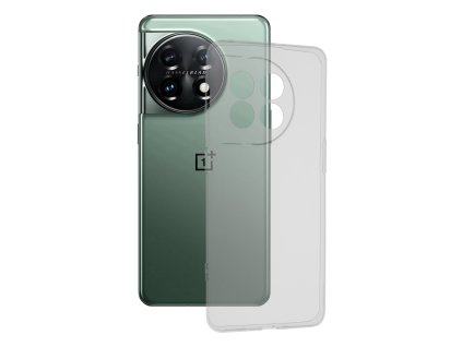 Techsuit – Clear Silicone puzdro na OnePlus 11 – transparentné