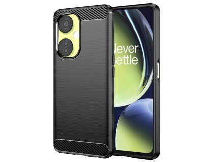 Techsuit – Carbon Silicone puzdro na OnePlus Nord CE 3 Lite – čierne