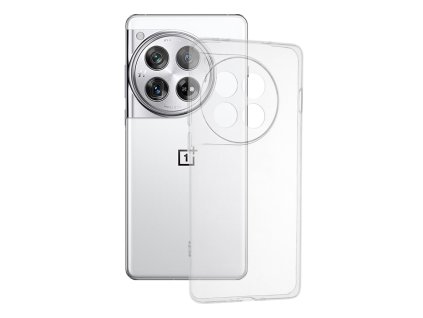 Techsuit – Clear Silicone puzdro na OnePlus 12 – transparentné