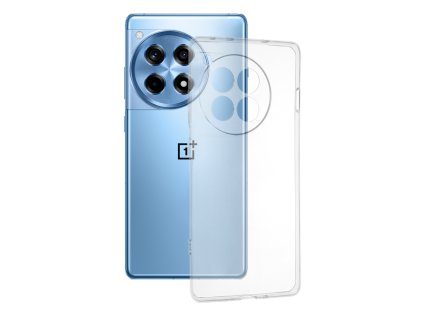 Techsuit – Clear Silicone puzdro na OnePlus 12R – transparentné