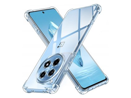 Techsuit – Shockproof Clear Silicone puzdro na OnePlus 12R – číre