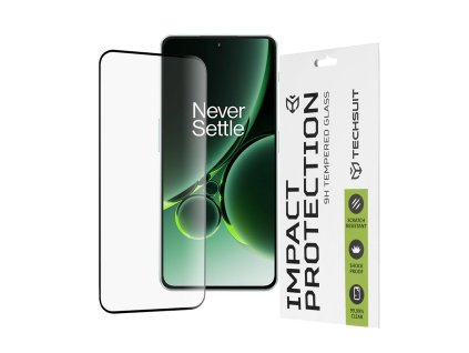 Techsuit – 111D Full Cover tvrdené sklo s celoplošným lepením na OnePlus Nord 3 – čierne