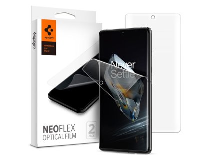Spigen – Neo Flex (2‑pack) ochranná fólia na OnePlus 12 – číre