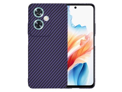Techsuit – Carbonite FiberShell puzdro na Oppo A79 5G / OnePlus Nord N30 SE – fialové