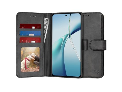 Techsuit – Diary Book puzdro na OnePlus Nord CE4 Lite – čierne