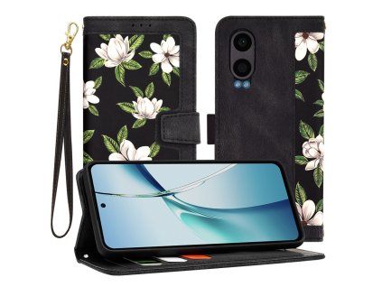 Techsuit – FlipCraft puzdro na OnePlus Nord CE4 Lite – Flowers of the Dawn